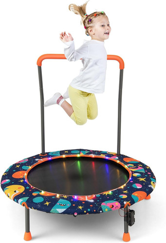 Trampolino elastico con luci - trampolino,